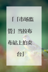 「市场监管」当拉布布站上拍卖台