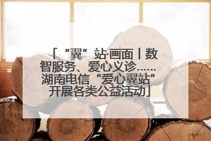 “翼”站·画面丨数智服务、爱心义诊……湖南电信“爱心翼站” 开展各类公益活动