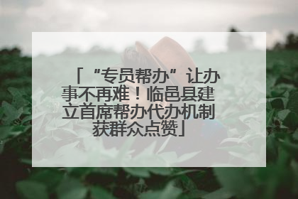 “专员帮办”让办事不再难！临邑县建立首席帮办代办机制获群众点赞