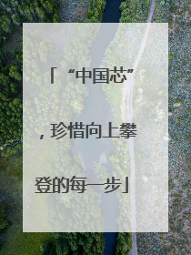 “中国芯”，珍惜向上攀登的每一步