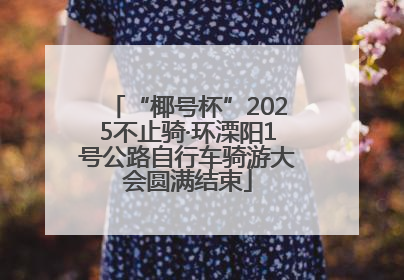 “椰号杯”2025不止骑·环溧阳1号公路自行车骑游大会圆满结束