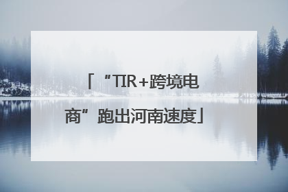 “TIR+跨境电商”跑出河南速度