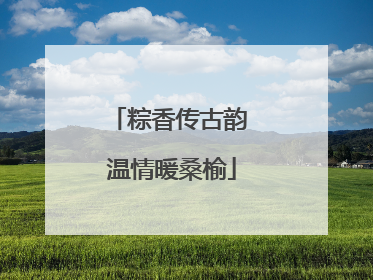 粽香传古韵 温情暖桑榆