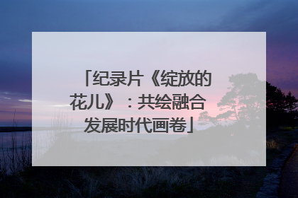 纪录片《绽放的花儿》：共绘融合发展时代画卷