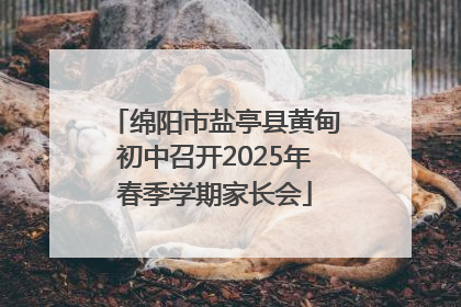 绵阳市盐亭县黄甸初中召开2025年春季学期家长会