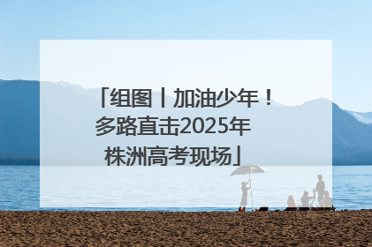 组图丨加油少年！多路直击2025年株洲高考现场