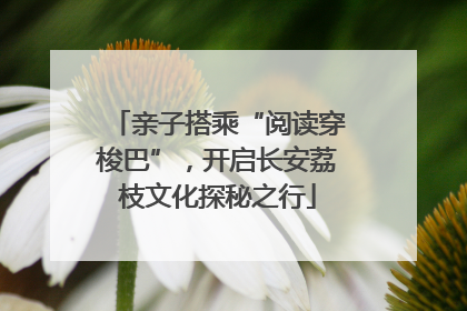 亲子搭乘“阅读穿梭巴”，开启长安荔枝文化探秘之行