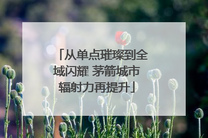从单点璀璨到全域闪耀 茅箭城市辐射力再提升
