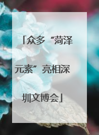 众多“菏泽元素”亮相深圳文博会
