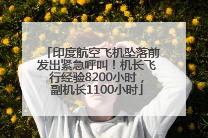 印度航空飞机坠落前发出紧急呼叫！机长飞行经验8200小时，副机长1100小时
