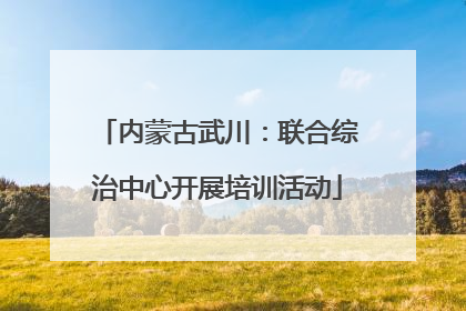 内蒙古武川：联合综治中心开展培训活动