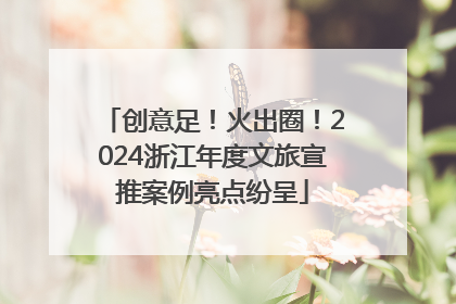 创意足！火出圈！2024浙江年度文旅宣推案例亮点纷呈
