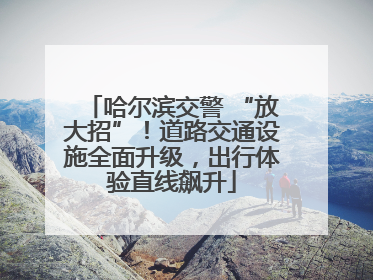 哈尔滨交警 “放大招”！道路交通设施全面升级，出行体验直线飙升