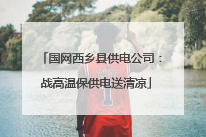 国网西乡县供电公司：战高温保供电送清凉