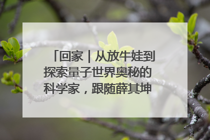 回家｜从放牛娃到探索量子世界奥秘的科学家，跟随薛其坤重访梦想起点