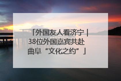 外国友人看济宁｜38位外国嘉宾共赴曲阜“文化之约”