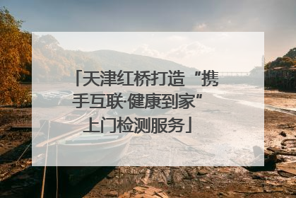 天津红桥打造“携手互联·健康到家”上门检测服务