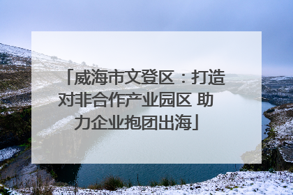 威海市文登区：打造对非合作产业园区 助力企业抱团出海