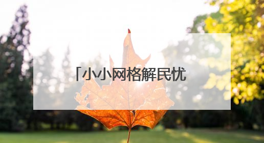 小小网格解民忧 接诉即办暖民心