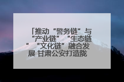 推动“警务链”与“产业链”“生态链”“文化链”融合发展 甘肃公安打造陇原旅游警务品牌