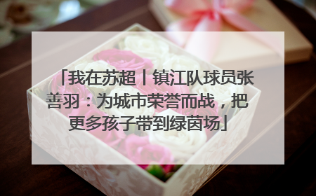 我在苏超丨镇江队球员张善羽：为城市荣誉而战，把更多孩子带到绿茵场