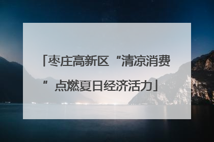 枣庄高新区“清凉消费”点燃夏日经济活力