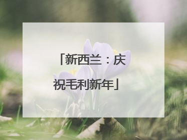 新西兰：庆祝毛利新年