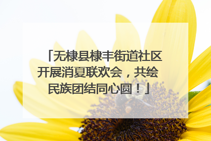 无棣县棣丰街道社区开展消夏联欢会，共绘民族团结同心圆！