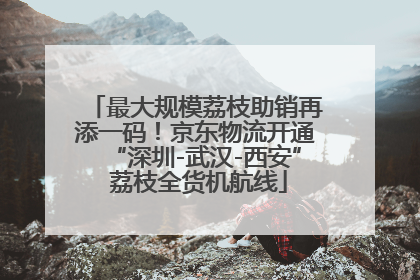 最大规模荔枝助销再添一码！京东物流开通“深圳-武汉-西安” 荔枝全货机航线