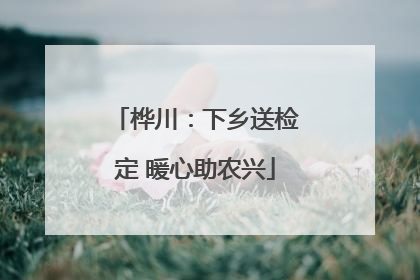 桦川：下乡送检定 暖心助农兴