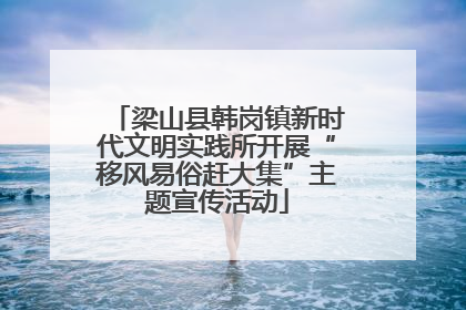 梁山县韩岗镇新时代文明实践所开展“移风易俗赶大集”主题宣传活动