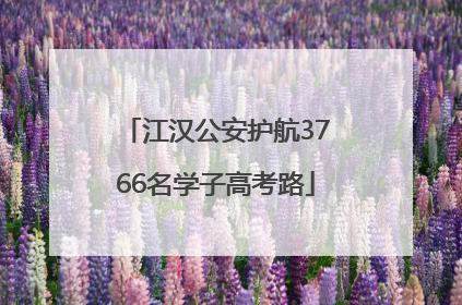 江汉公安护航3766名学子高考路