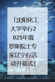 沈阳化工大学举行2025年俄罗斯院士专家辽宁行活动开幕式