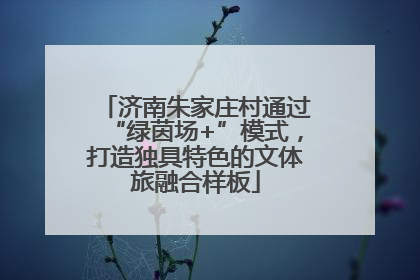 济南朱家庄村通过“绿茵场+”模式，打造独具特色的文体旅融合样板