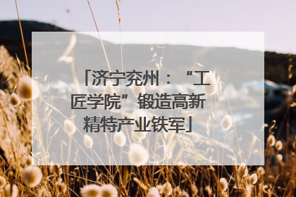 济宁兖州：“工匠学院”锻造高新精特产业铁军