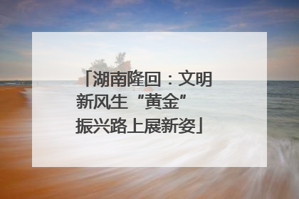 湖南隆回：文明新风生“黄金” 振兴路上展新姿
