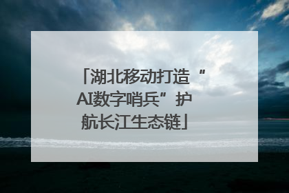 湖北移动打造“AI数字哨兵”护航长江生态链
