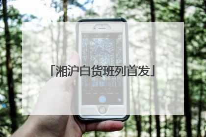 湘沪白货班列首发