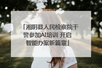 湘阴县人民检察院干警参加AI培训 开启智能办案新篇章