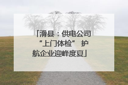 滑县：供电公司“上门体检” 护航企业迎峰度夏