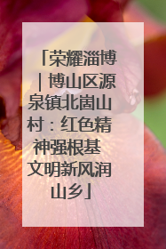 荣耀淄博｜博山区源泉镇北崮山村：红色精神强根基 文明新风润山乡