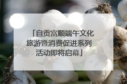 自贡富顺端午文化旅游暨消费促进系列活动即将启幕