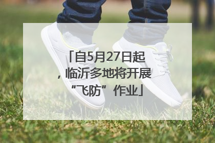自5月27日起，临沂多地将开展“飞防”作业