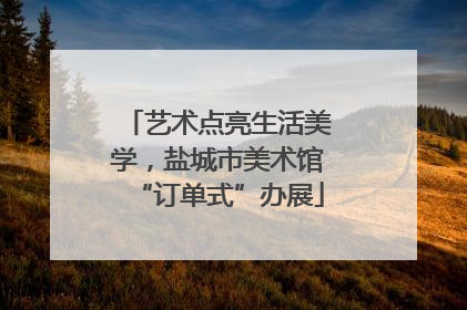 艺术点亮生活美学，盐城市美术馆“订单式”办展