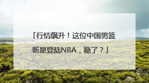 行情飙升！这位中国男篮新星登陆NBA，稳了？