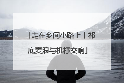 走在乡间小路上丨祁底麦浪与机杼交响