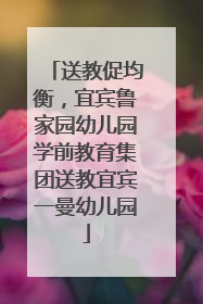 送教促均衡，宜宾鲁家园幼儿园学前教育集团送教宜宾一曼幼儿园