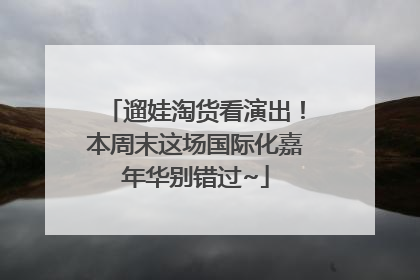 遛娃淘货看演出！本周末这场国际化嘉年华别错过~