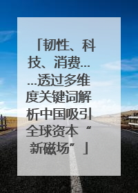 韧性、科技、消费……透过多维度关键词解析中国吸引全球资本“新磁场”