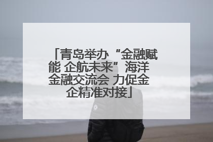 青岛举办“金融赋能 企航未来”海洋金融交流会 力促金企精准对接